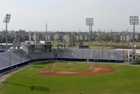 Vista delle tribune