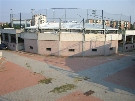 Vista dello stadio prima dell'intervento